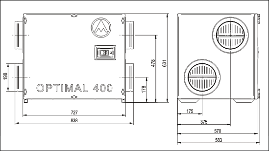 технические характеристики optimal 400